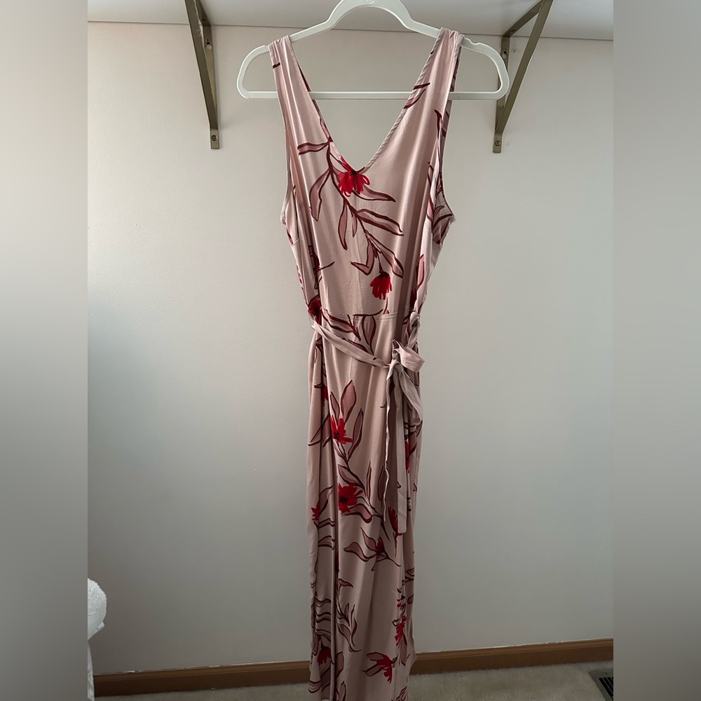 a new day Pink Floral Maxi Dress
